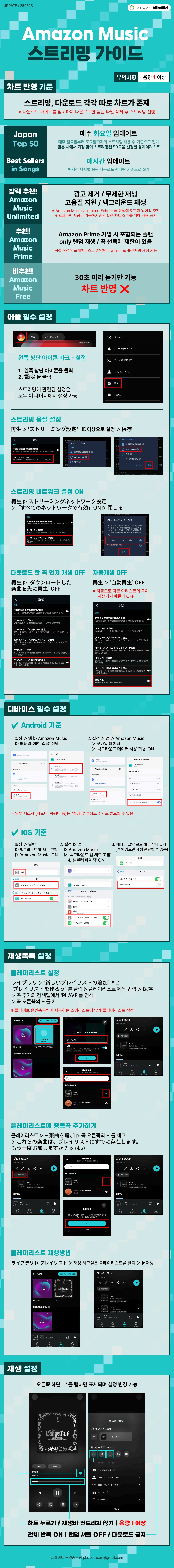아마존 뮤직 스트리밍 가이드