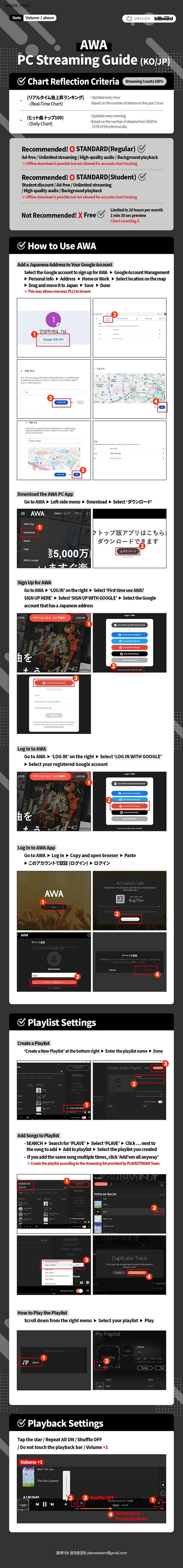 AWA Streaming Guide