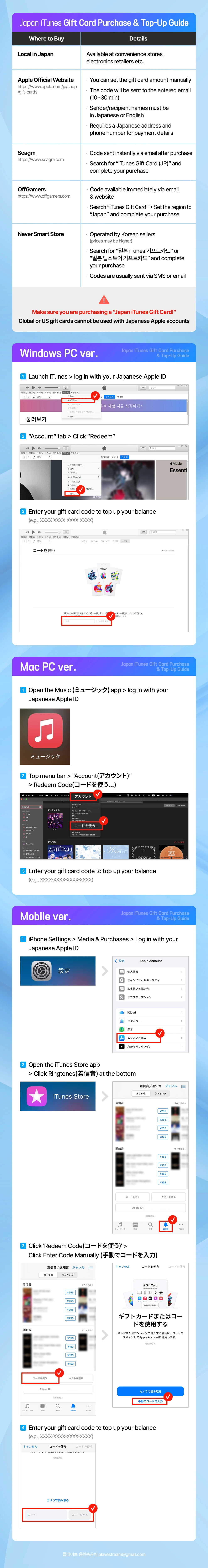 iTunes Japan Download Guide
