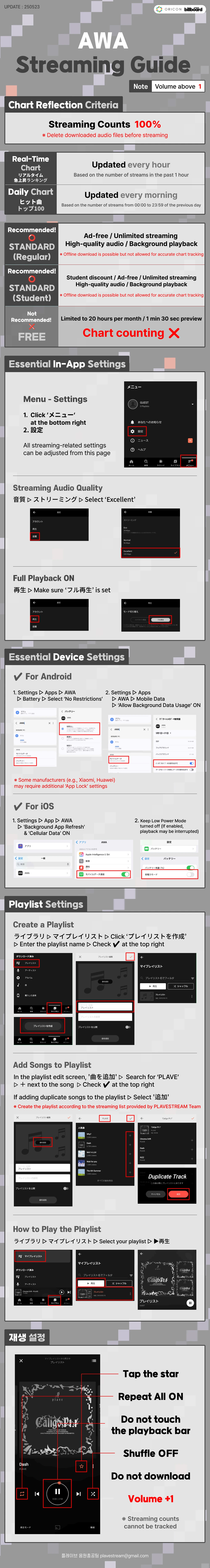 AWA Streaming Guide