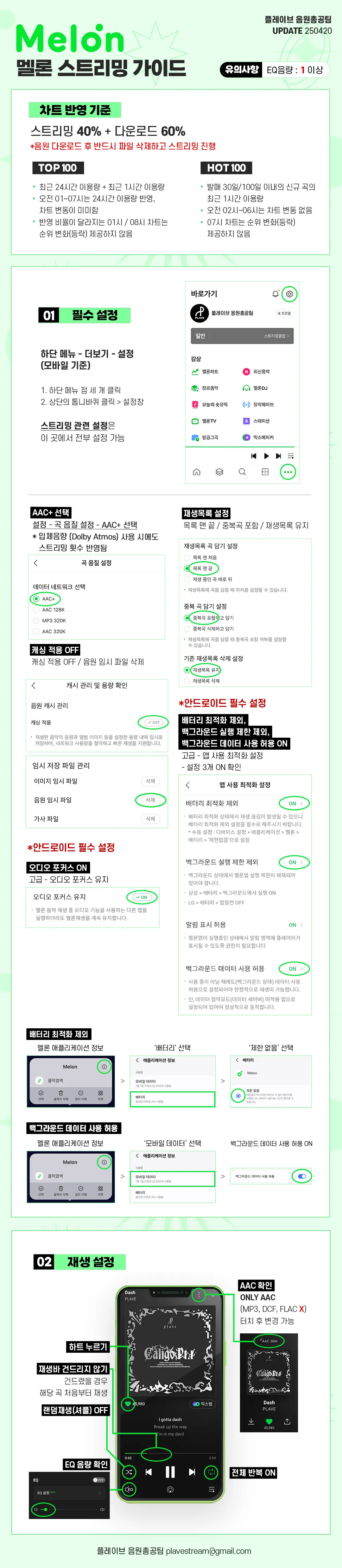 멜론 스트리밍 가이드