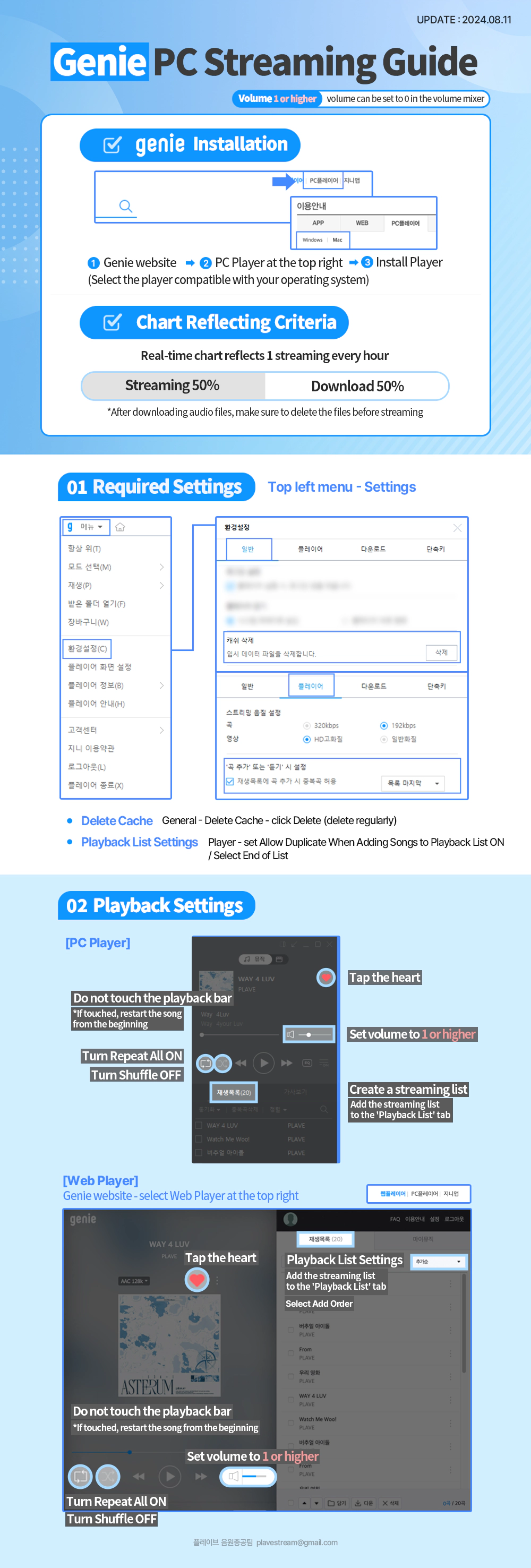 Genie Streaming Guide