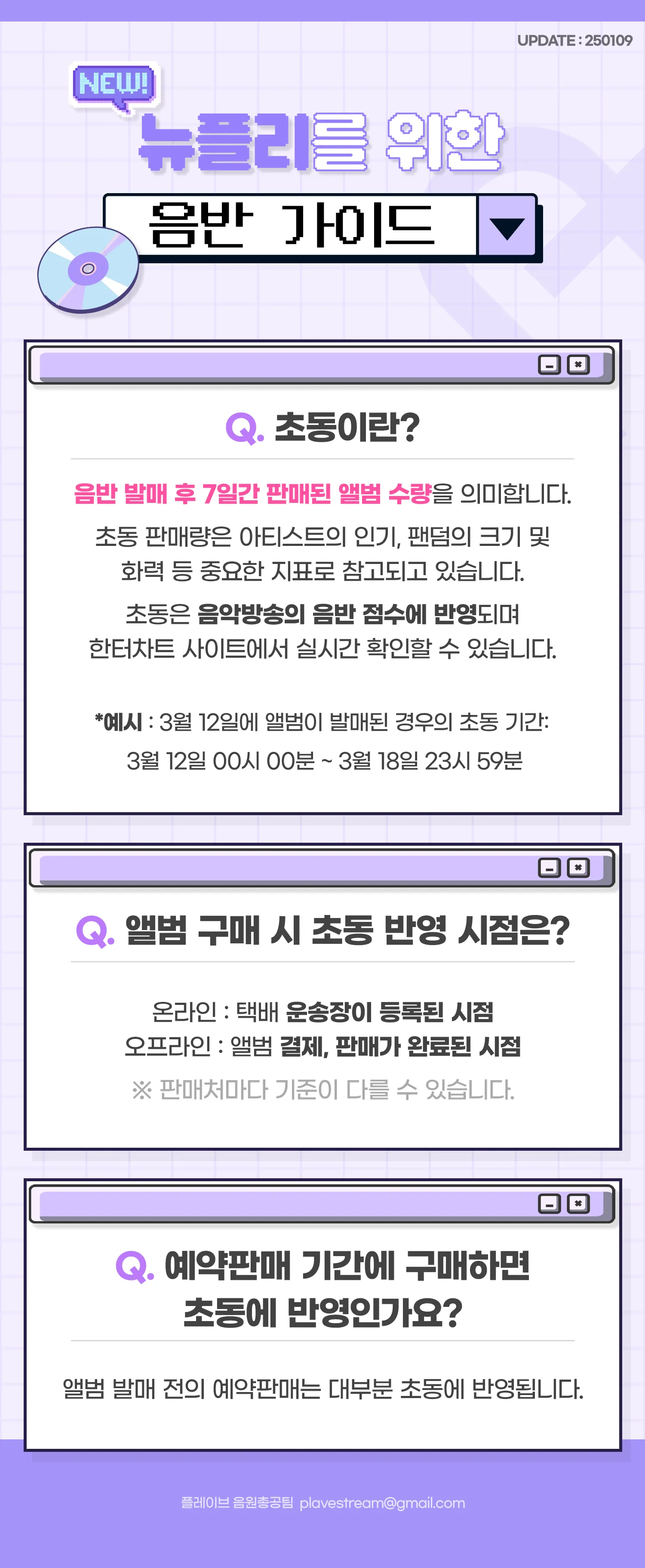 뉴플리 음반 가이드
