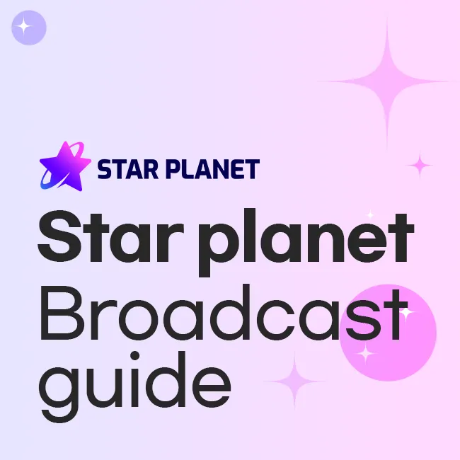 Star planet Broadcast guide
