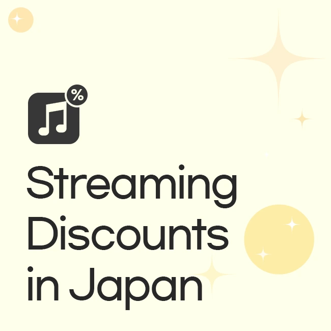 Streaming Discounts in Japan