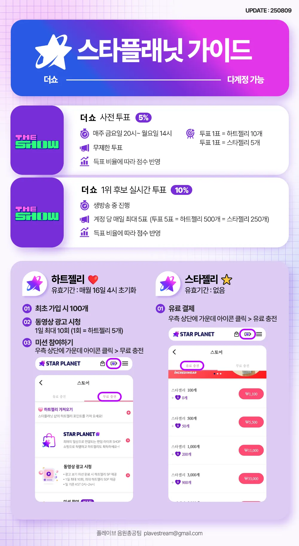 더쇼 음악방송 가이드